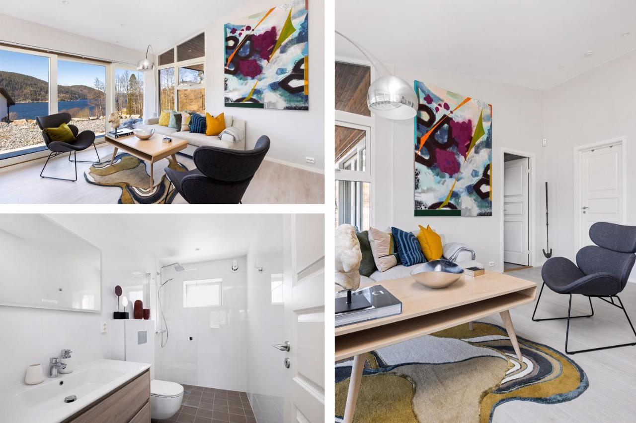 Funky Cabin With A Panoramic View Of The Oslofjord Nordre Frogn Eksteriør bilde