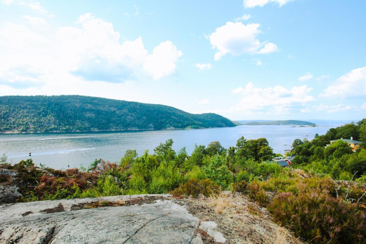 Funky Cabin With A Panoramic View Of The Oslofjord Nordre Frogn Eksteriør bilde